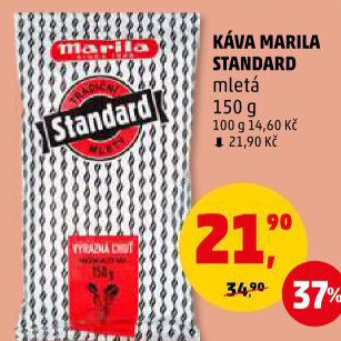 Mletá káva Standard Marila
