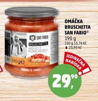 Omáčka Bruschetta San Fabio