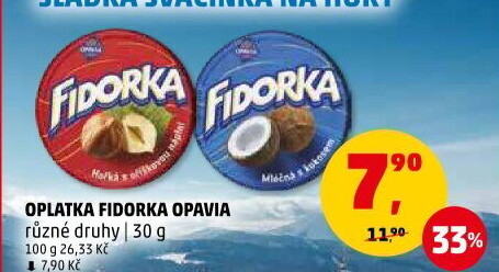 Oplatky Fidorka Opavia