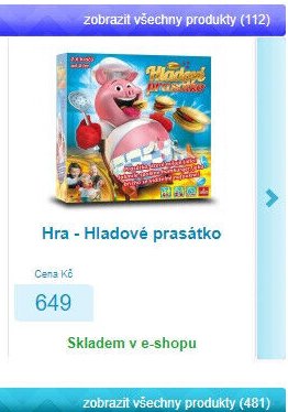 Hra - Hladové prasátko