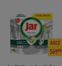 Jar Platinum Kapsle Do Automatické Myčky Nádobí Vše V Jednom Lemon, 125 Ks
