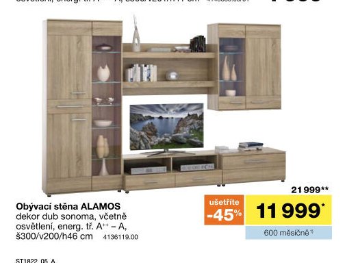 Obývací stěna ALAMOS - Jysk akcniletaky.com