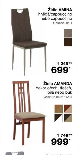 Židle AMINA - Jysk akcniletaky.com