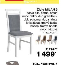 Židle MILAN 5 - Jysk akcniletaky.com