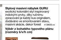 Stylový masivní nábytek GURU - Jysk akcniletaky.com