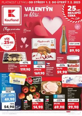 akční leták Kaufland 1.2.2023-7.2.2023