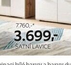 Šatní lavice