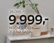 NOČNÍ STOLEK, 2DÍLNÁ SADA
