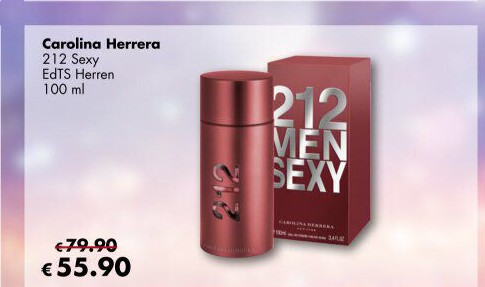 Toaletní voda pánská 212 Sexy Men Carolina Herrera