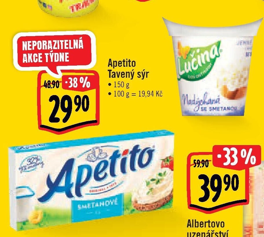 Apetito Tavený sýr