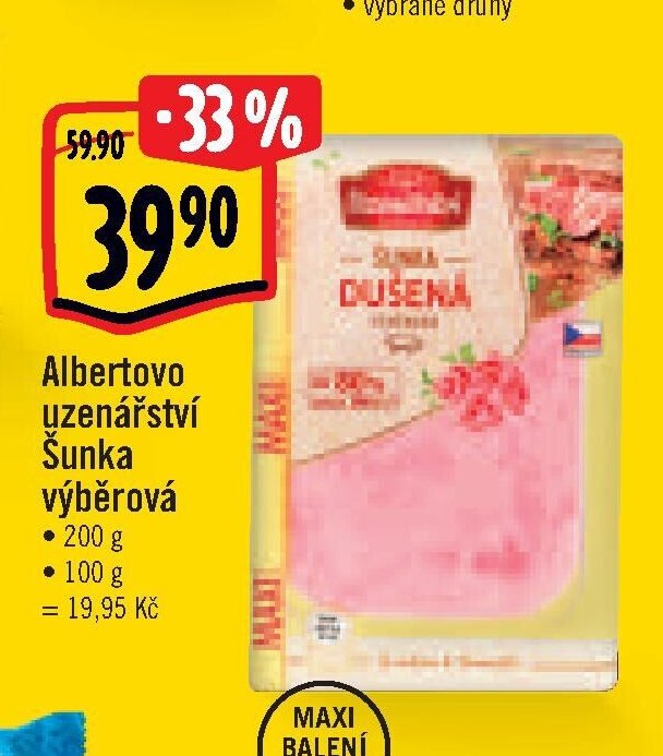 Albertovo uzenářství Šunka výběrová