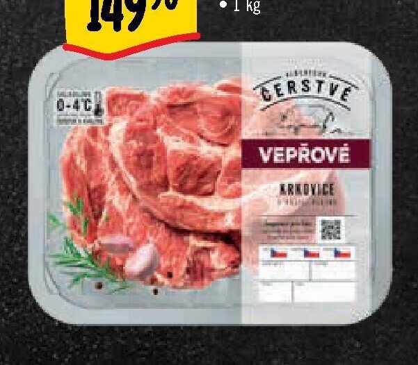 Vepřová krkovice bez kosti – plátky