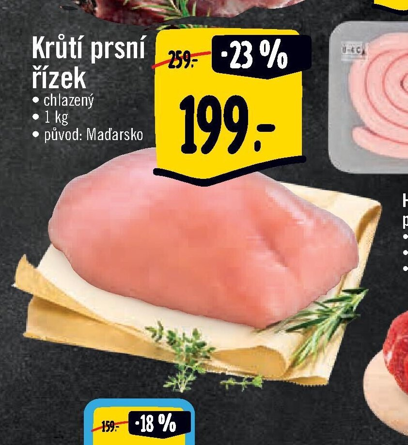 Krůtí prsní řízek