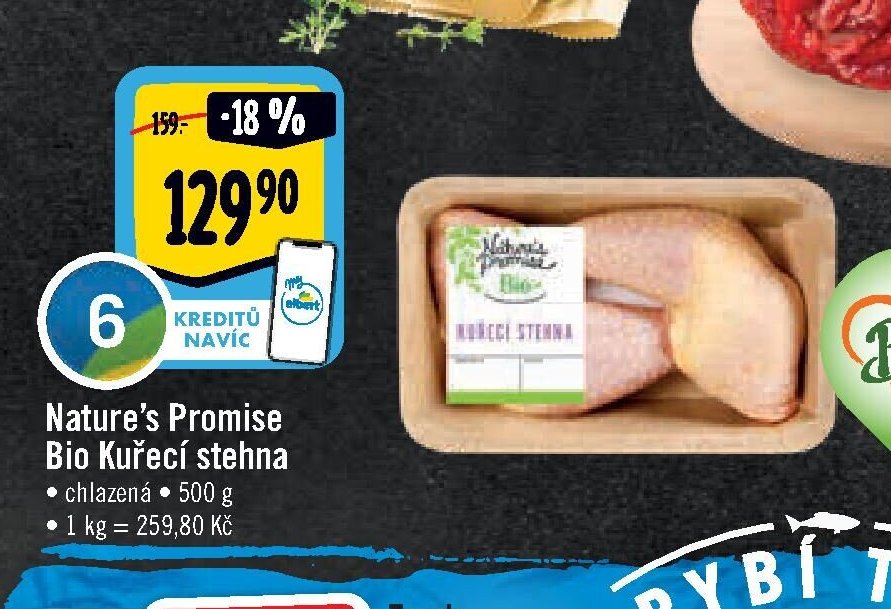 Nature's Promise Bio Kuřecí stehna