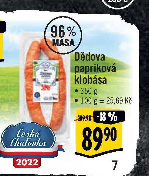 Dědova papriková klobása