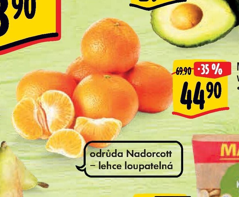 Mandarinky volné