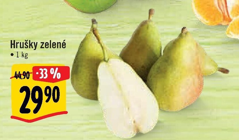 Hrušky zelené