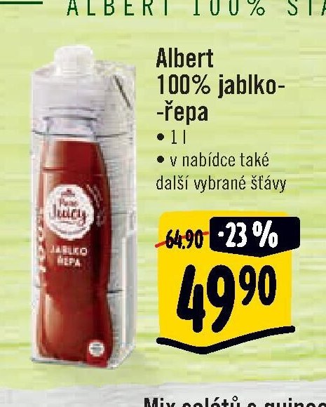 Albert 100% jablko-řepa