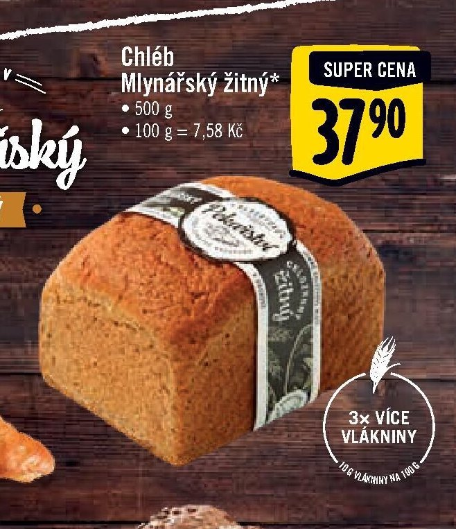 Chléb Mlynářský žitný