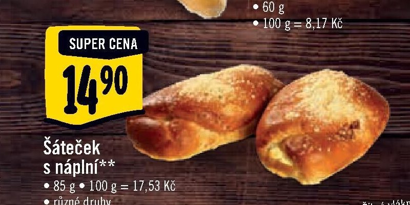 Šáteček s náplní