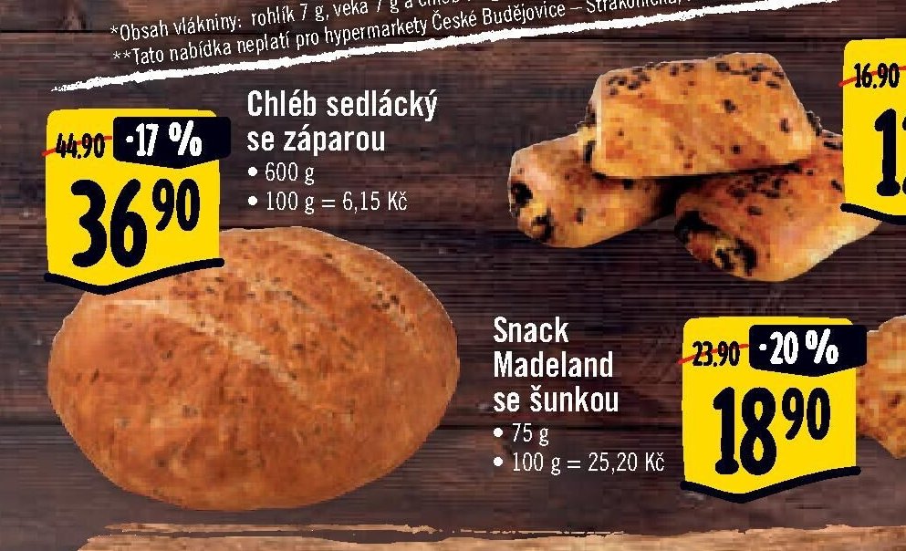 Chléb sedlácký se záparou