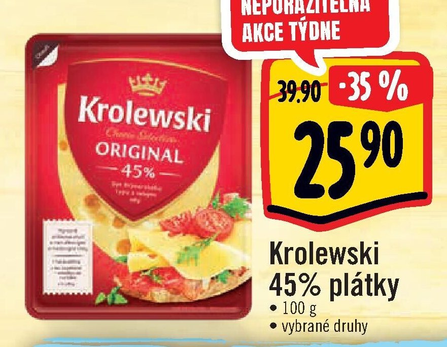 Krolewski 45% plátky