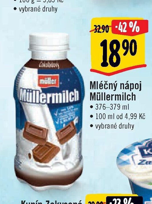 Mléčný nápoj Müllermilch