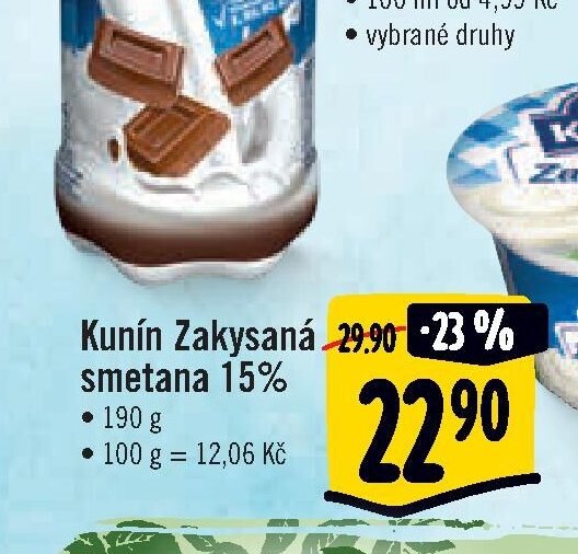 Kunín Zakysaná smetana 15%
