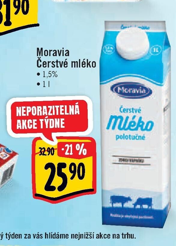 Moravia Čerstvé mléko