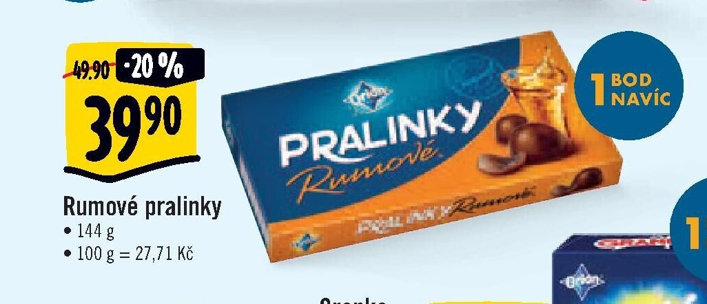 Rumové pralinky