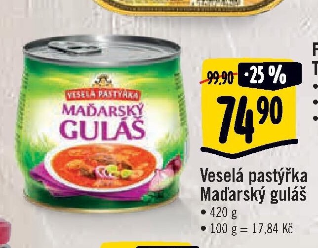 Veselá pastýřka Maďarský guláš