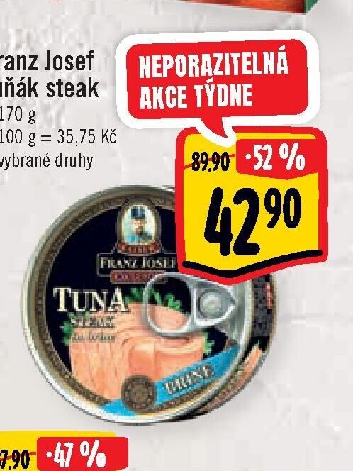 Franz Josef Tuňák steak