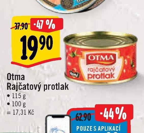 Otma Rajčatový protlak