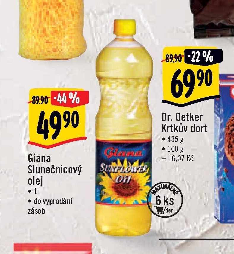 Giana Slunečnicový olej