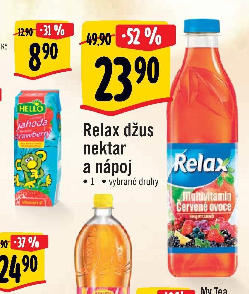 Relax džus nektar a nápoj