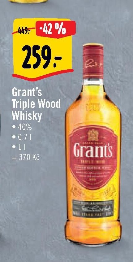 Grant's Triple Wood Whisky