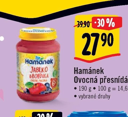 Hamánek Ovocná přesnídávka