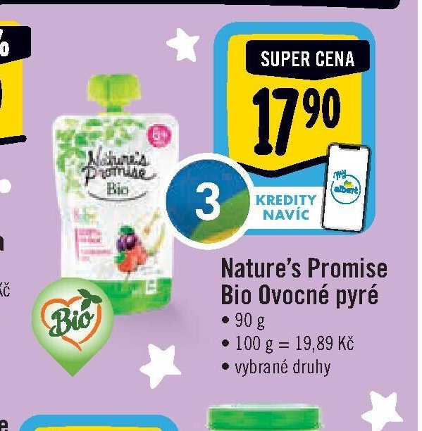 Nature's Promise Bio Ovocné pyré