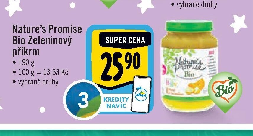 Nature's Promise Bio Zeleninový příkrm