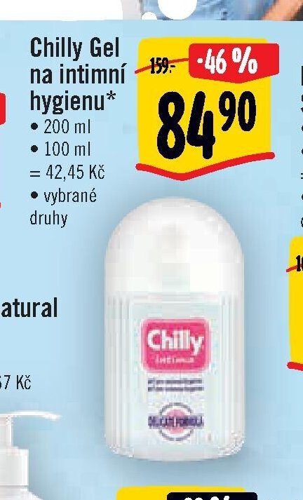 Chilly Gel na intimní hygienu