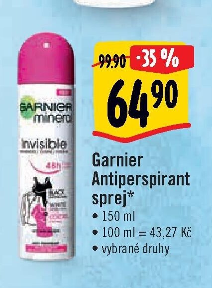Garnier Antiperspirant sprej