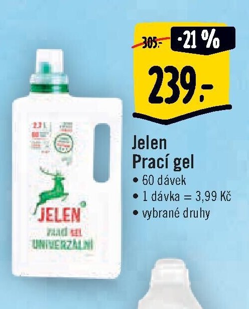 Jelen Prací gel