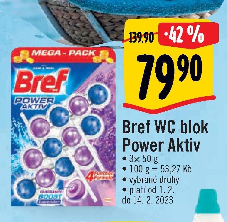 Bref WC blok Power Aktiv