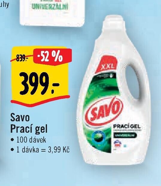 Savo Prací gel