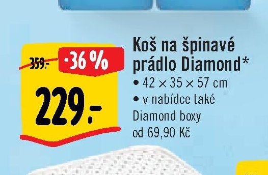Koš na špinavé prádlo Diamond