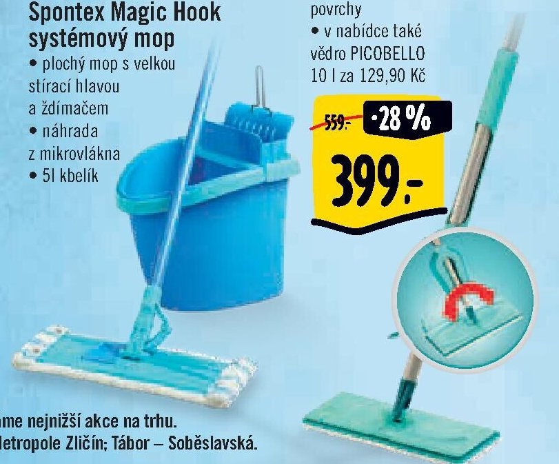 Spontex Magic Hook systémový mop