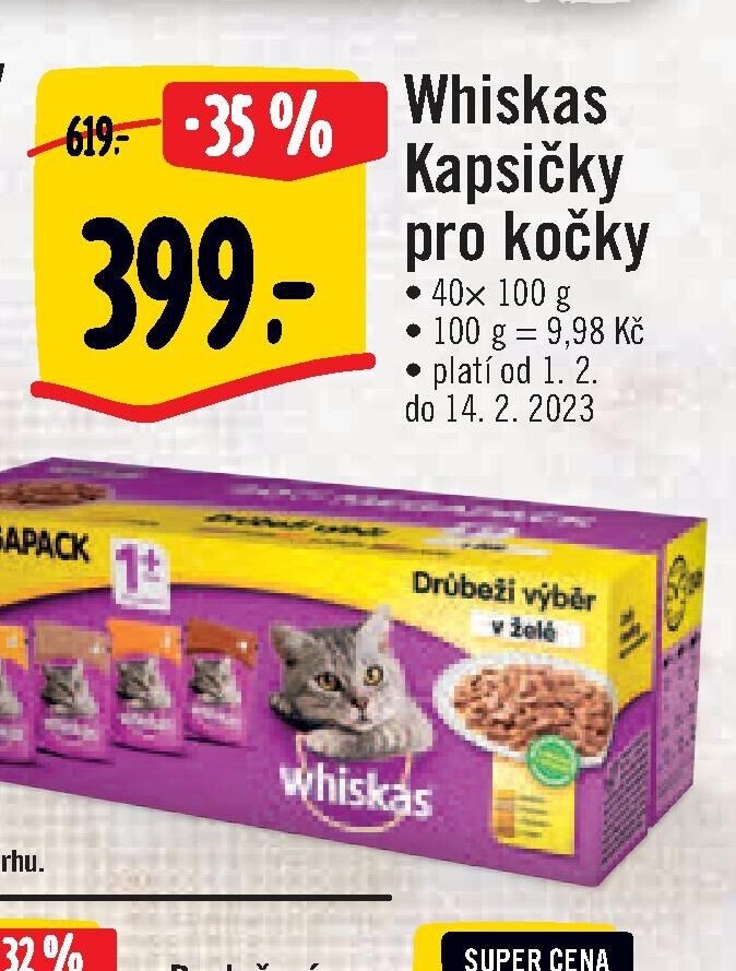 Whiskas Kapsičky pro kočky