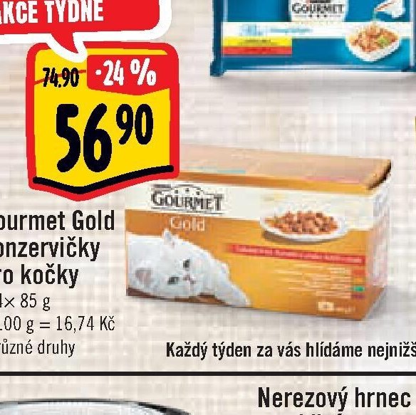 Gourmet Gold Konzervička pro kočky