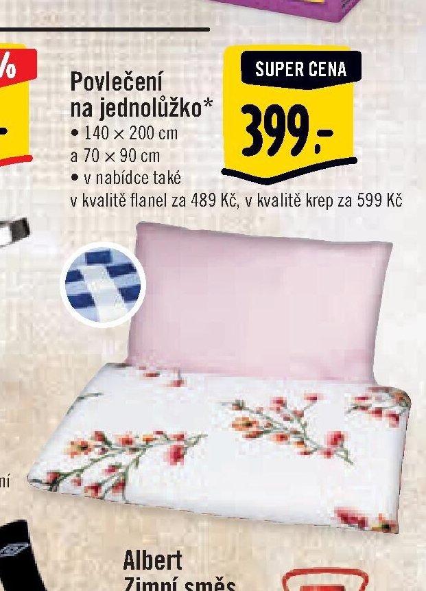 Povlečení na jednolůžko