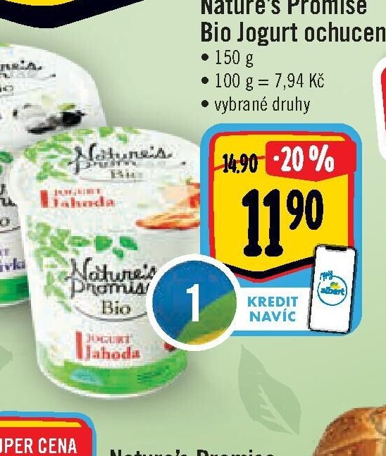 Nature's Promise Bio Jogurt ochucený